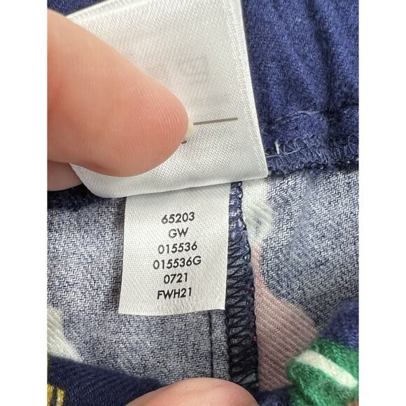 Hanna Andersson Flannel Pajama Pant Christmas Heirloom Ornaments Unisex Medium - Picture 10 of 10